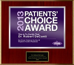 DeConti Patient Choice Award 2013