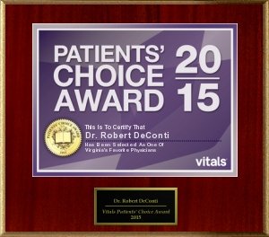 2015 DeConti Vitals Patient Choice Award