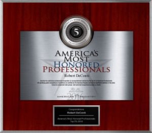 America's Most Honored Professionals DeConti Plastic Surgery